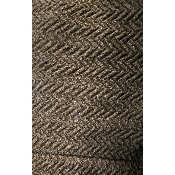 J. McLaughlin Black Tencel Blend Chevron Textured Sheath Dress, Size Medium - Picture 4 of 5